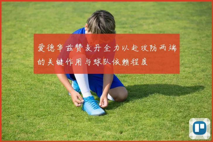爱德华兹赞麦丹全力以赴攻防两端的关键作用与球队依赖程度